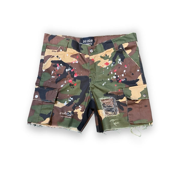 Branded Camo Shorts