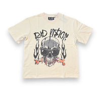 Skull Crushing Bone T-Shirt-Cream