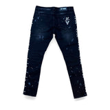 Falling Bones Jeans-Black