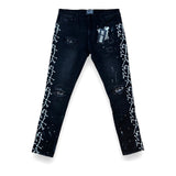 Falling Bones Jeans-Black